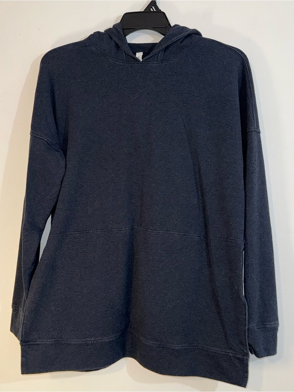 Lululemon Size 12 Oversized Pullover Hoodie Navy Blue Large Back Logo